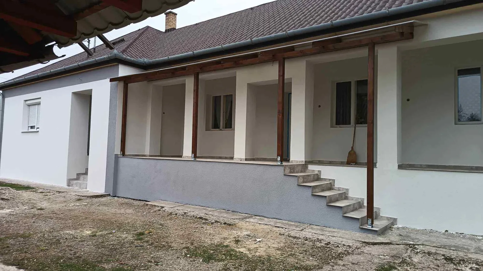 Homlokzati hőszigetelés referenciamunka 2